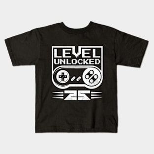 Level 25 Unlocked Kids T-Shirt